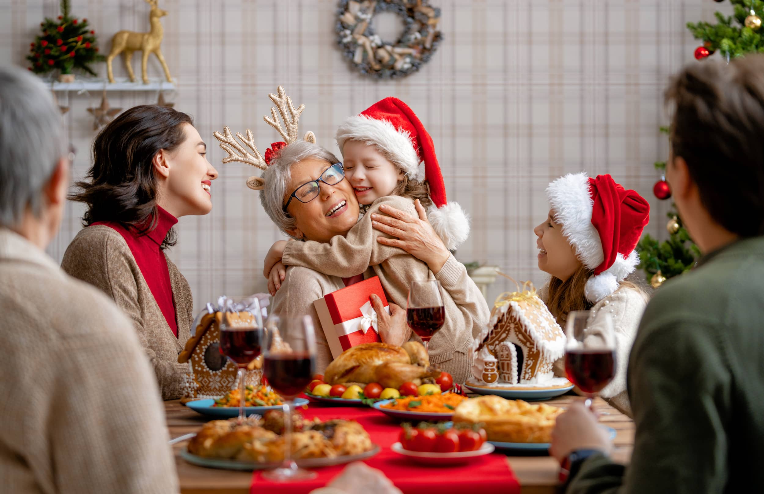 Family gathering for the holidays